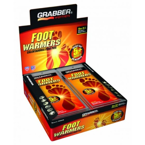 Grabber Footwarmers-voetwarmers medium-large doos 30 stuks