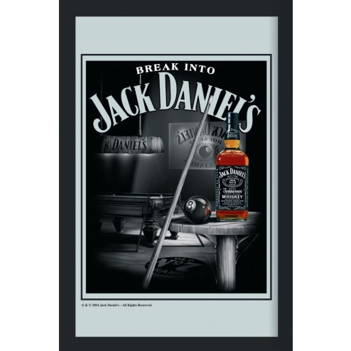 Spiegel Jack Daniels met glas