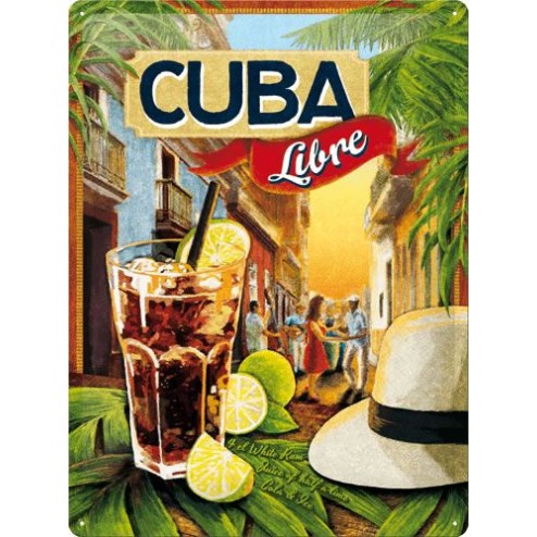 CUBA Libre Sign 30x40cm
