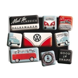 Magneet set Volkswagen Meet The Classics- Nostalgic Art
