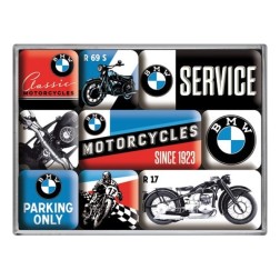 BMW Motorcycles - Magneet set- Nostalgic Art