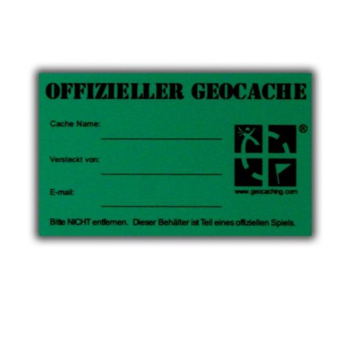 Originele Geocaching.com MICRO Sticker 3pcs SET