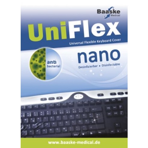 Anti-bacterial Hygienic Universal Flexible Keybord Cover UniFlex nano