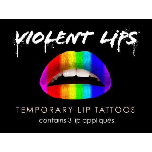 Violent Lips Liptattoo The RAINBOW  793573939005