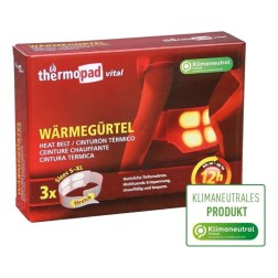 Thermopad heat band - 3 pieces - heat pad for your back - 12 hours of warmth