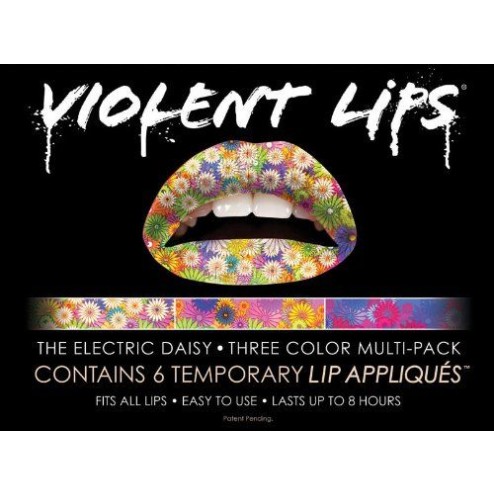 Violent Lips Liptattoo The Daisies * Three color multi-pack