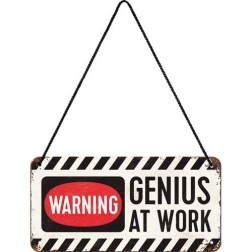 Hanging Sign Genius at Work-NA28007