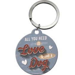 Expand  CollapseSleutelhanger All You need is Love and a Dog
